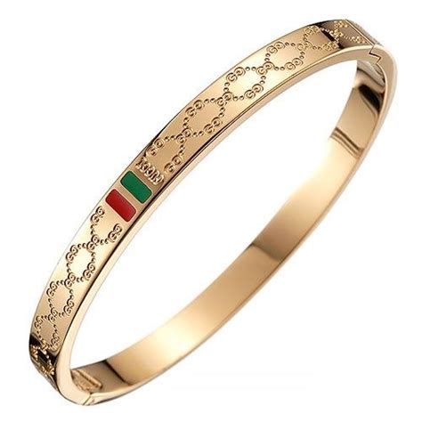 gucci men's gold bangle|genuine gucci bangles uk.